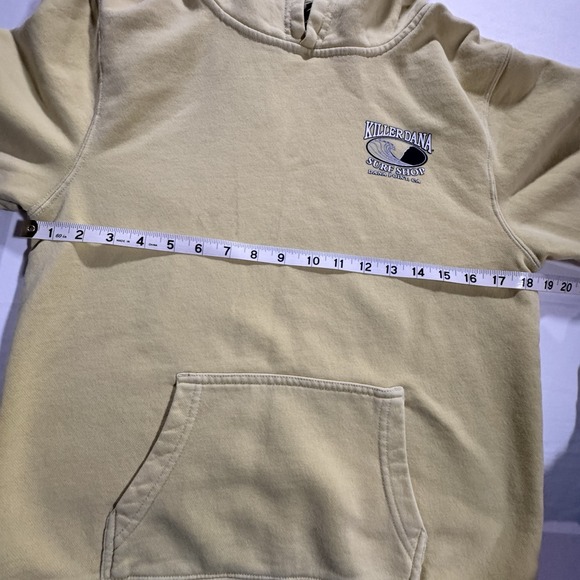 Killer‎ Dana Surf Shop Hoodie Boys Teen Lg 14/16 Yellow Surf Skate READ - Picture 9 of 12